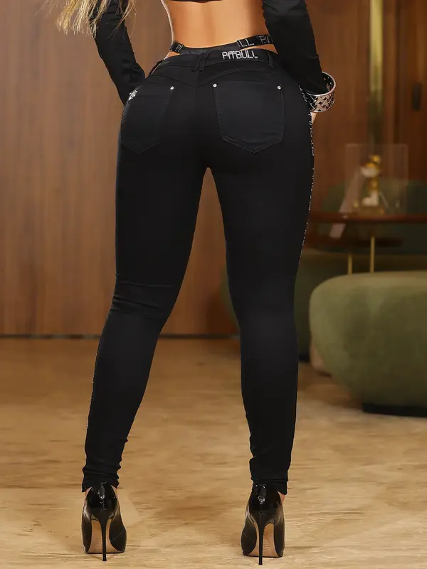 Calça Boyfriend Modeladora e Confortável com Elástico Lateral Pit Bull Jeans Luxo