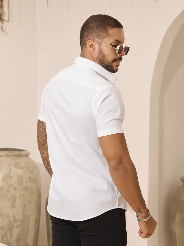 Camisa Masculina Gola Polo Elegante com Acabamento Sofisticado Pit Bull Jeans Luxo