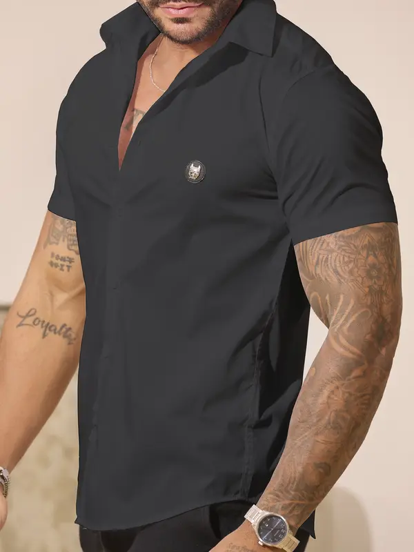 Camisa Masculina Gola Polo Elegante com Acabamento Sofisticado Pit Bull Jeans Luxo
