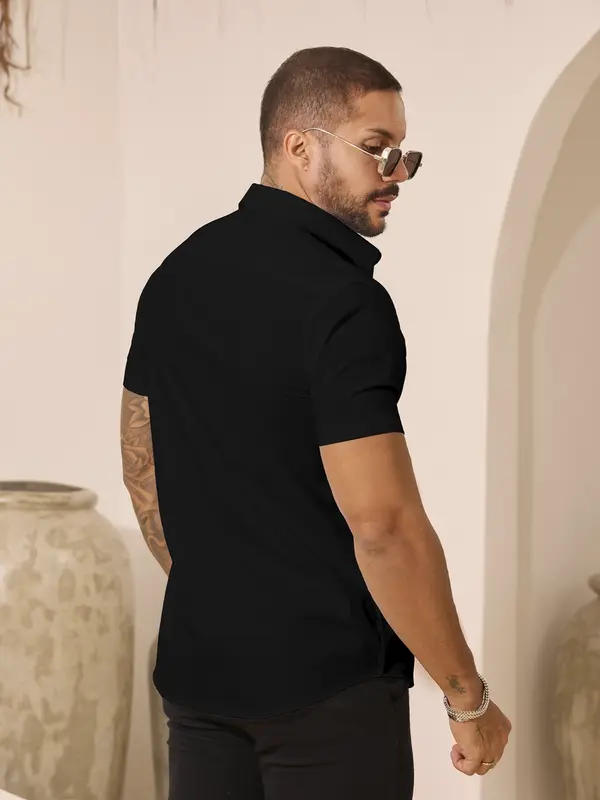 Camisa Masculina Gola Polo Elegante com Acabamento Sofisticado Pit Bull Jeans Luxo