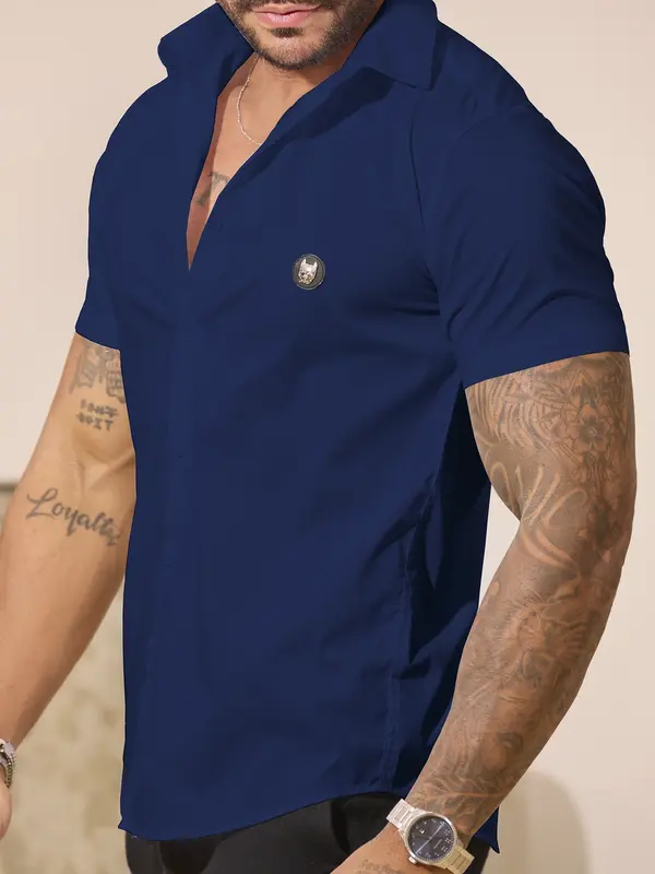 Camisa Masculina Gola Polo Elegante com Acabamento Sofisticado Pit Bull Jeans Luxo