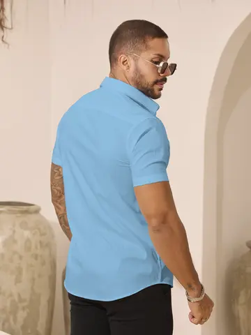 Camisa Masculina Gola Polo Elegante com Acabamento Sofisticado Pit Bull Jeans Luxo