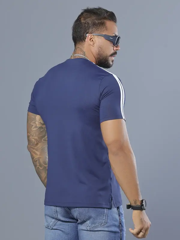 Camiseta Gola O Confortável e Casual com Elástico Personalizado Pit Bull Jeans Luxo