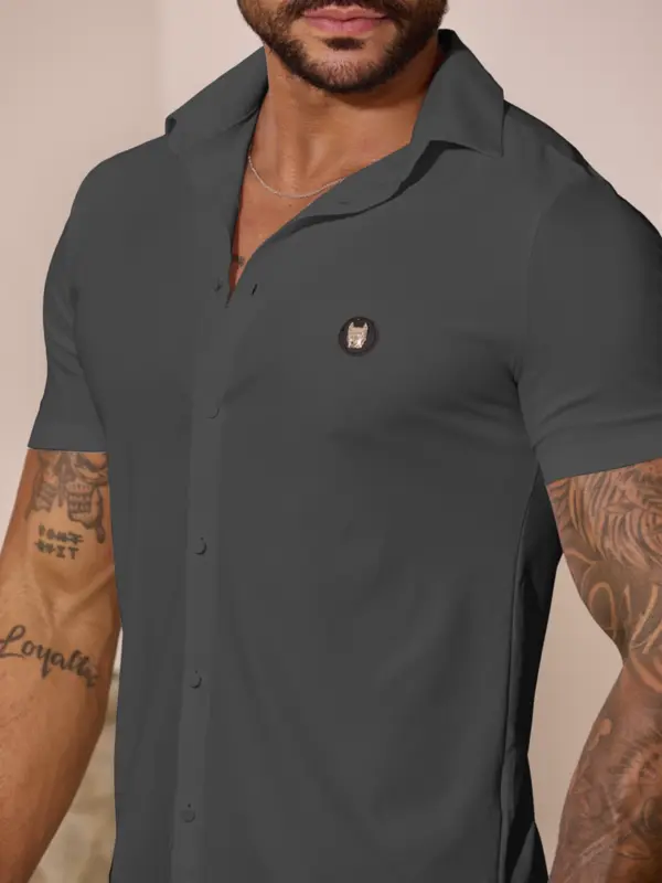 Camisa Masculina Gola Polo Estilosa e Sofisticada Pit Bull Jeans Luxo