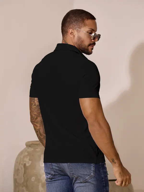 Camisa Masculina Gola Polo Estilosa e Sofisticada Pit Bull Jeans Luxo
