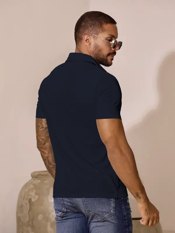 Camisa Masculina Gola Polo Estilosa e Sofisticada Pit Bull Jeans Luxo
