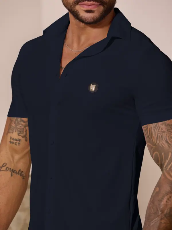Camisa Masculina Gola Polo Estilosa e Sofisticada Pit Bull Jeans Luxo