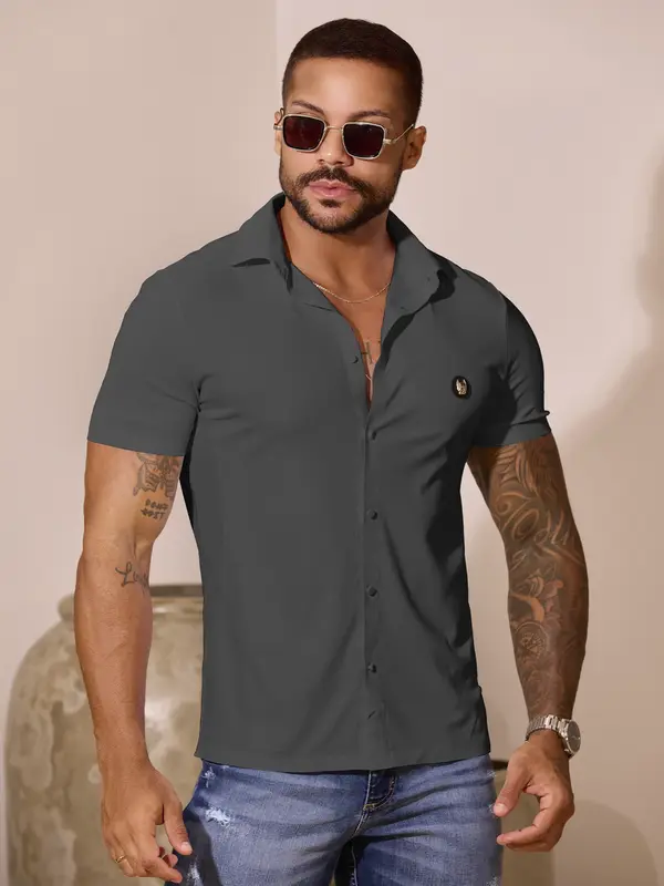Camisa Masculina Gola Polo Estilosa e Sofisticada Pit Bull Jeans Luxo