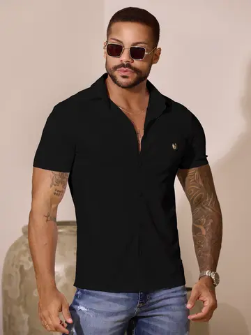 Camisa Masculina Gola Polo Estilosa e Sofisticada Pit Bull Jeans Luxo