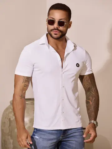 Camisa Masculina Gola Polo Estilosa e Sofisticada Pit Bull Jeans Luxo