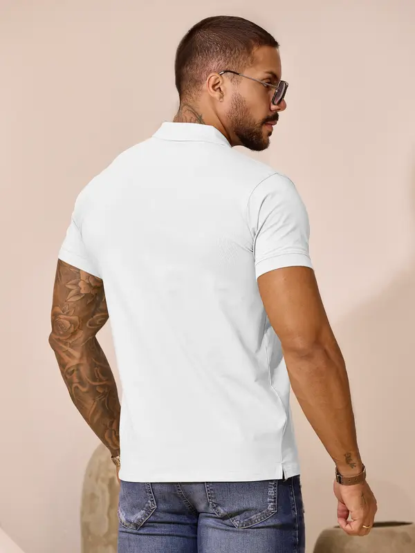 Polo Masculina Casual e Versátil com Caimento Confortável Pit Bull Jeans Luxo