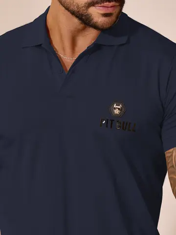 Polo Masculina Casual e Versátil com Caimento Confortável Pit Bull Jeans Luxo