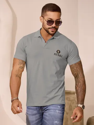 Polo Masculina Casual e Versátil com Caimento Confortável Pit Bull Jeans Luxo