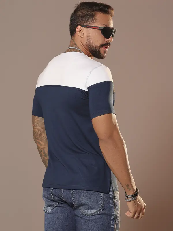 Camiseta Gola O Sofisticada e Casual com Acabamento Premium Pit Bull Jeans Luxo
