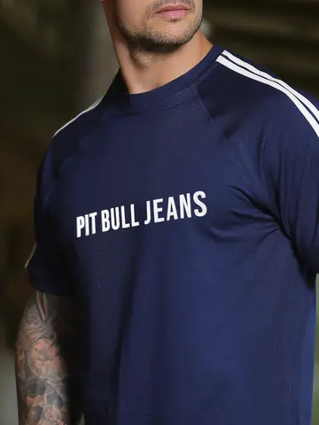 Camiseta Gola O Estilosa e Casual com Logomania Pit Bull Jeans Luxo