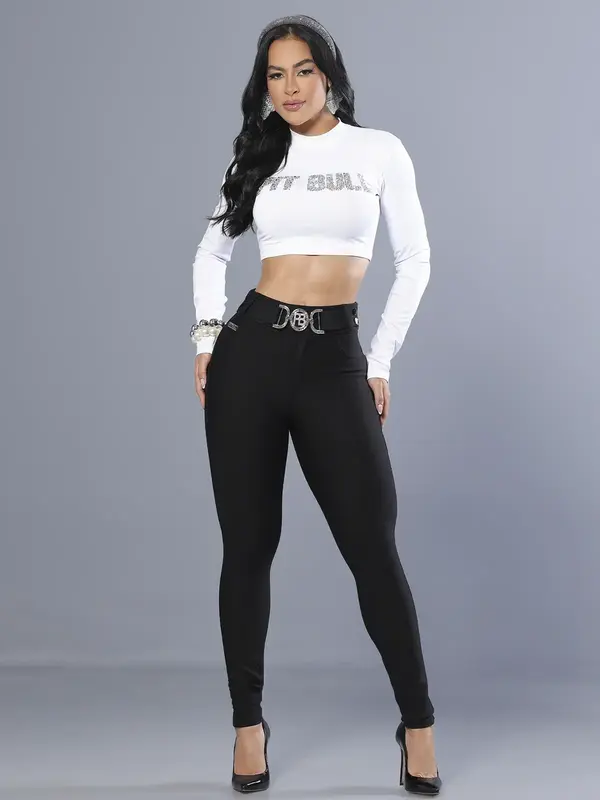 Calça Montaria Sofisticada e Versátil com Modelagem Ajustada Pit Bull Jeans Luxo