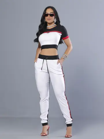 Cropped Elegante e Sofisticado com Elástico Personalizado Pit Bull Jeans Luxo