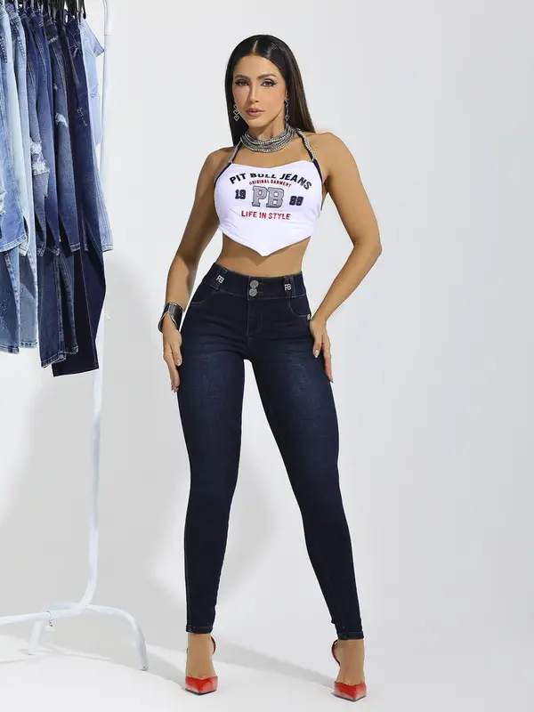 Calça Skinny Versátil e Casual com Modelagem Ajustada Pit Bull Jeans Premium
