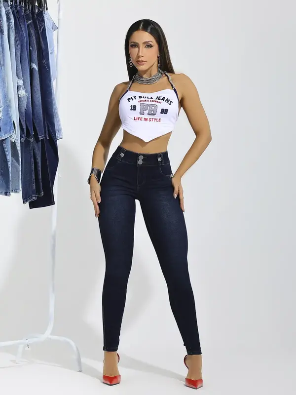 Calça Skinny Versátil e Casual com Modelagem Ajustada Pit Bull Jeans Premium