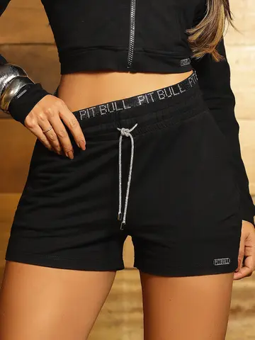 Short Feminino Sofisticado e Casual com Elástico Personalizado Pit Bull Jeans Luxo