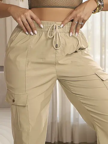 Calça Jogger Feminina Versátil e Estilosa Empório Pit Bull Confortável