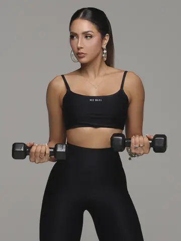 Conjunto Calça e Top Estiloso com Caimento Modelador Pit Bull Jeans Fitness