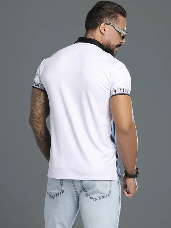 Polo Masculina Sofisticada com Detalhes Personalizados Pit Bull Jeans Luxo