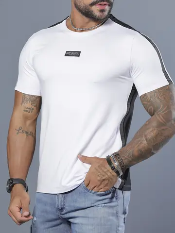 Camiseta Gola O Estilosa e Sofisticada com Elástico Personalizado Pit Bull Jeans Luxo