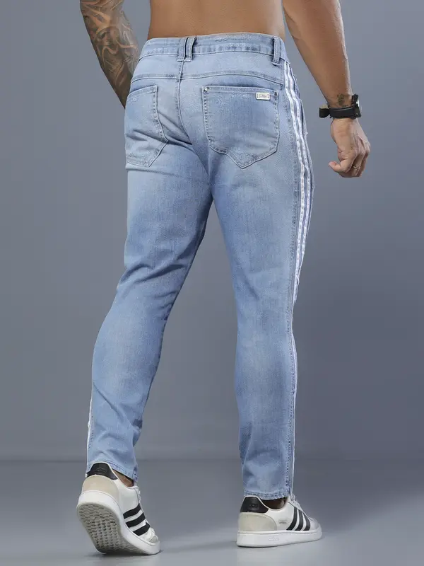 Calça Masculina Slim Pit Bull Jeans Luxo Autêntica e Confortável com Detalhes Destroyed