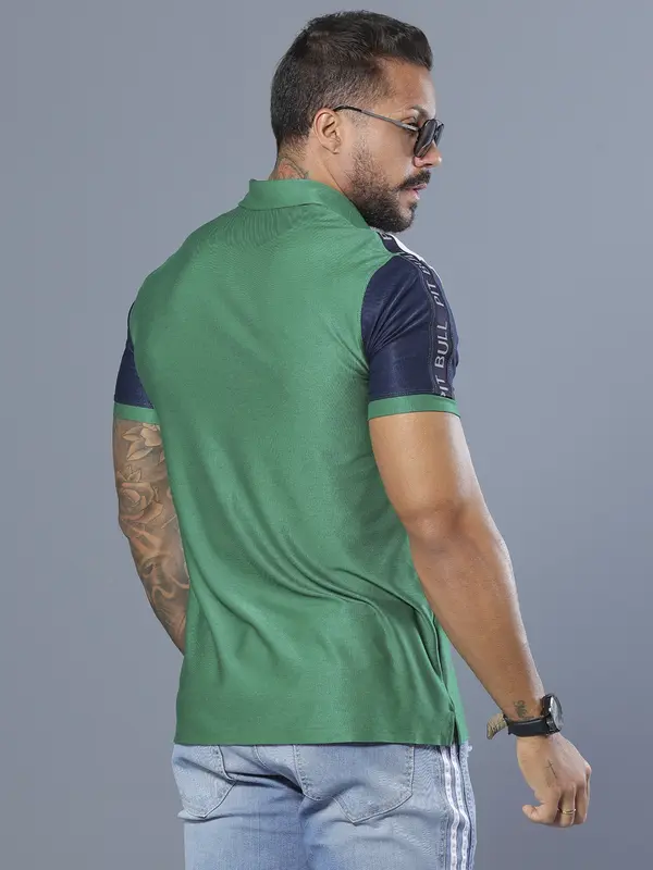 Polo Masculina Estilosa e Refinada com Mangas Personalizadas Pit Bull Jeans Luxo
