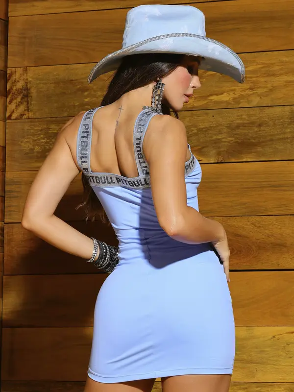 Vestido Sexy Sofisticado e Modelador com Alças Personalizadas Pit Bull Jeans Luxo