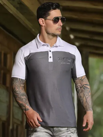 Polo Masculina Sofisticada e Versátil com Caimento Confortável Pit Bull Jeans Luxo