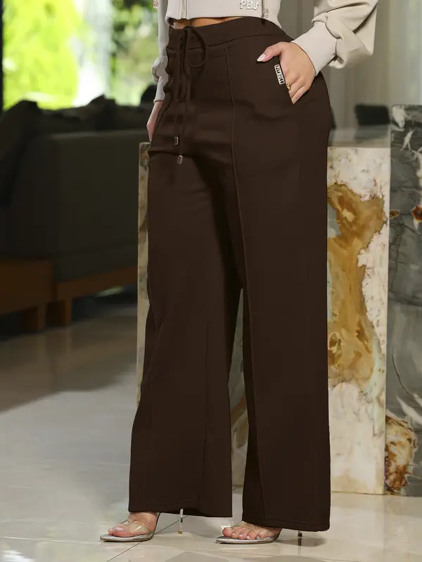 Calça Moletom Wide Leg com Caimento Sofisticado Pit Bull Jeans Luxo