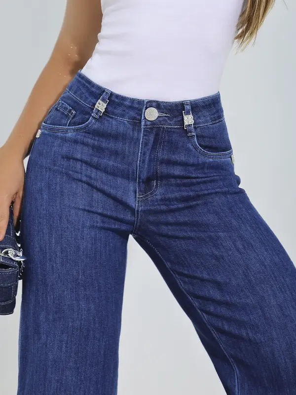 Calça Wide Leg Versátil e Casual com Caimento Sofisticado Pit Bull Jeans Premium