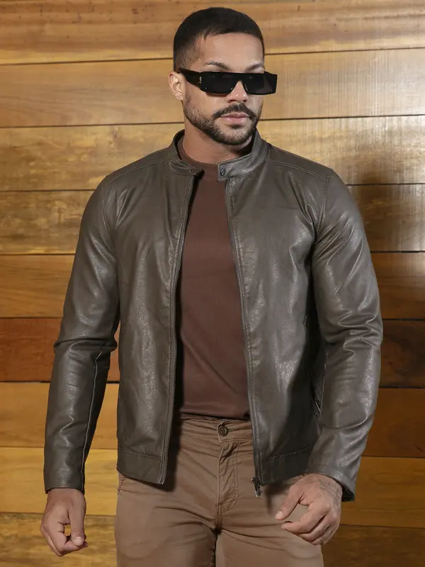Jaqueta Masculina Sofisticada e Estilosa Pit Bull Jeans Luxo