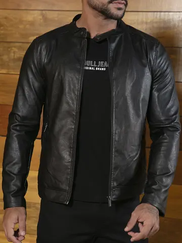 Jaqueta Masculina Sofisticada e Estilosa Pit Bull Jeans Luxo