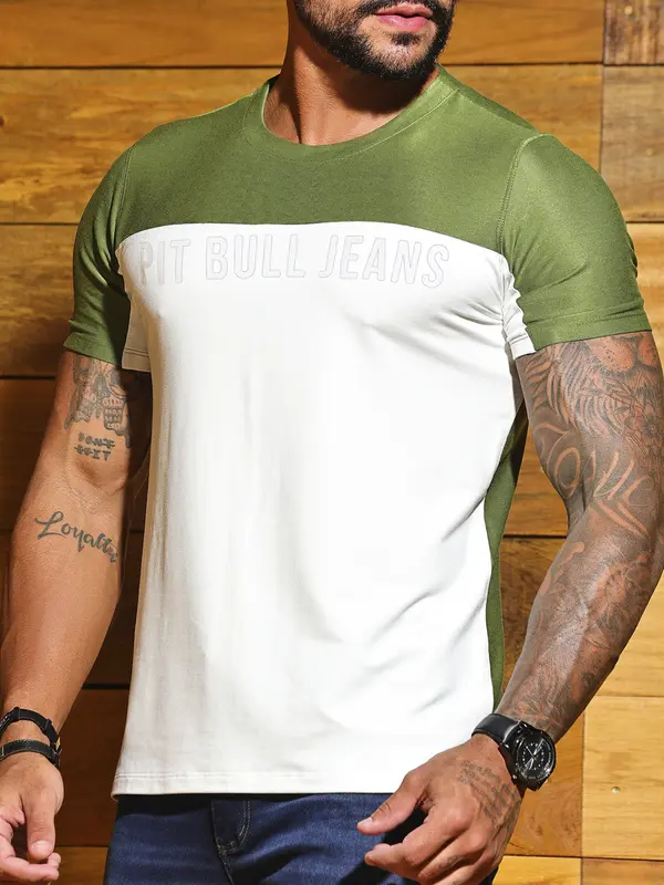 Camiseta Gola O Estilosa e Autêntica com Logomania Pit Bull Jeans Luxo