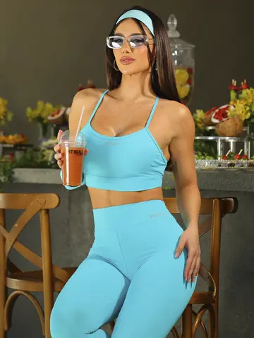 Conjunto Calça e Top Modelador e Sofisticado Pit Bull Jeans Fitness