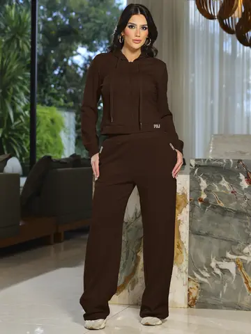 Conjunto Jaqueta e Calça Wide Leg Versátil e Casual Pit Bull Jeans Luxo