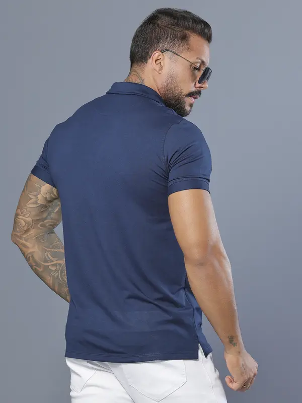 Polo Masculina Casual e Sofisticada com Elástico Personalizado Pit Bull Jeans Luxo