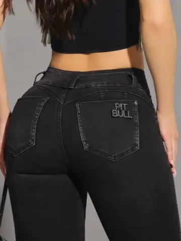 Calça Skinny Hot Pants Modeladora com Detalhes Laterais Pit Bull Jeans Premium