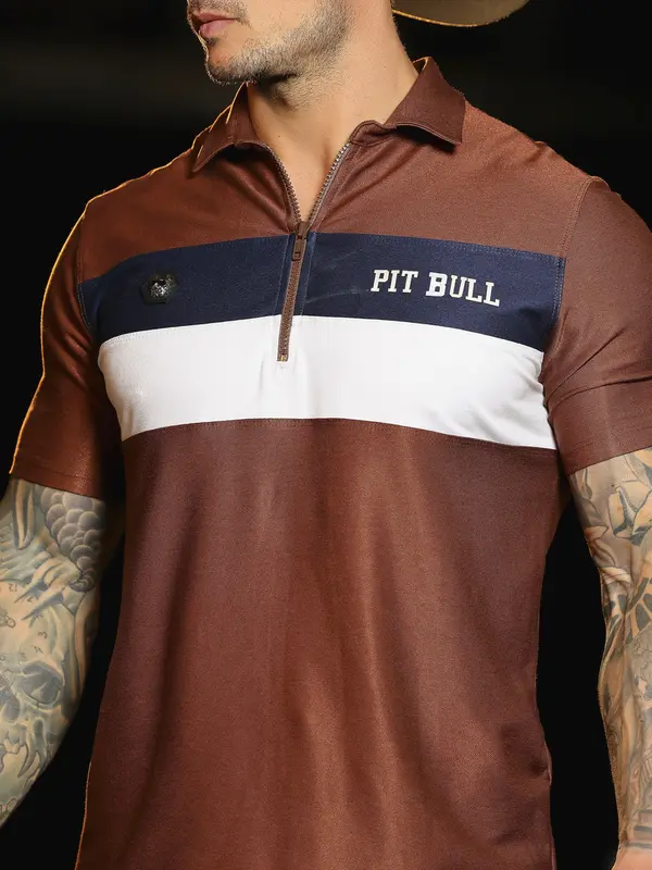 Polo Masculina Estilosa e Elegante com Acabamento Sofisticado Pit Bull Jeans Luxo