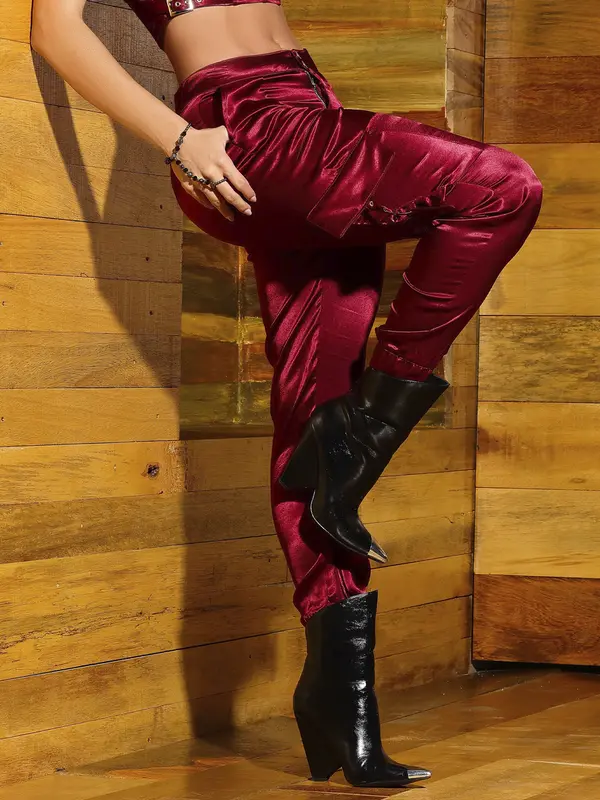 Calça Jogger Color Estilosa e Confortável com Bolsos Cargo Pit Bull Jeans Luxo