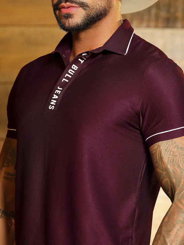 Polo Masculina Color Sofisticada e Casual com Modelagem Slim Pit Bull Jeans Luxo