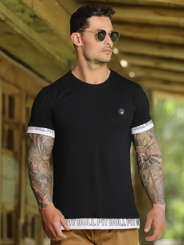 Camiseta Gola O Sofisticada e Versátil com Detalhes Personalizados Pit Bull Jeans Luxo