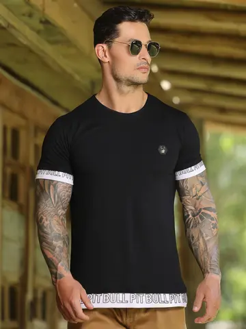 Camiseta Gola O Sofisticada e Versátil com Detalhes Personalizados Pit Bull Jeans Luxo