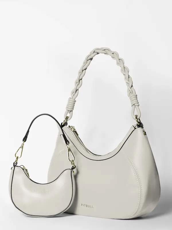 Bolsa Mini Bag Fashion e Estilosa com Alça Trançada Pit Bull Jeans Luxo