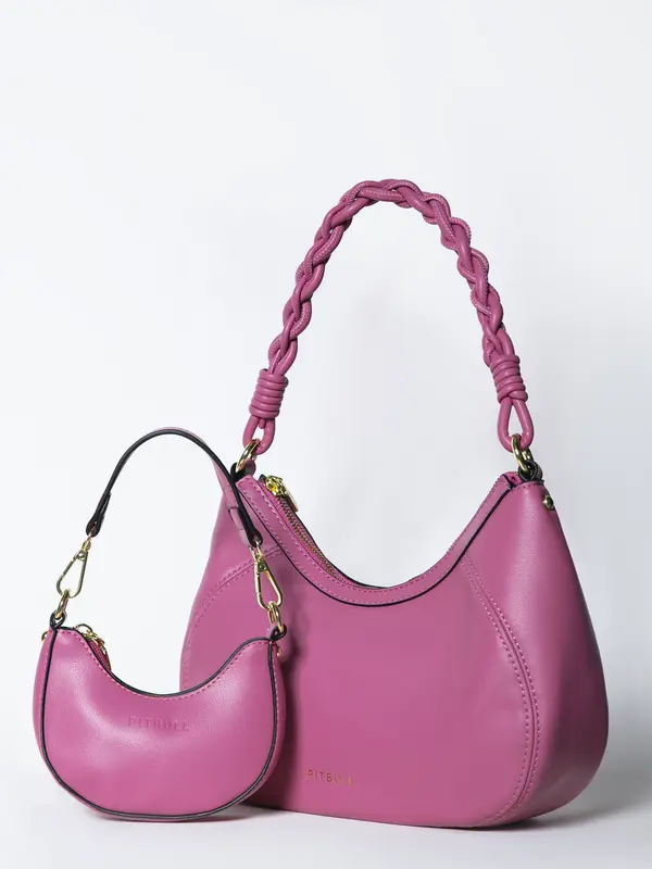 Bolsa Mini Bag Fashion e Estilosa com Alça Trançada Pit Bull Jeans Luxo