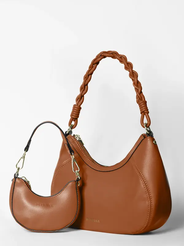 Bolsa Mini Bag Fashion e Estilosa com Alça Trançada Pit Bull Jeans Luxo
