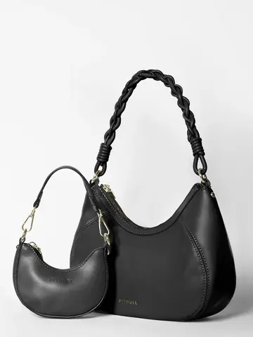 Bolsa Mini Bag Fashion e Estilosa com Alça Trançada Pit Bull Jeans Luxo